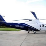 Sikorsky S-76 helicopter at Arrow Aviation facility